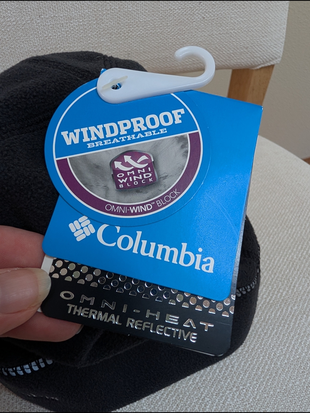 NWT Columbia Wind Bloc II Beanie Black Fleece Unisex S/M - Picture 7 of 8